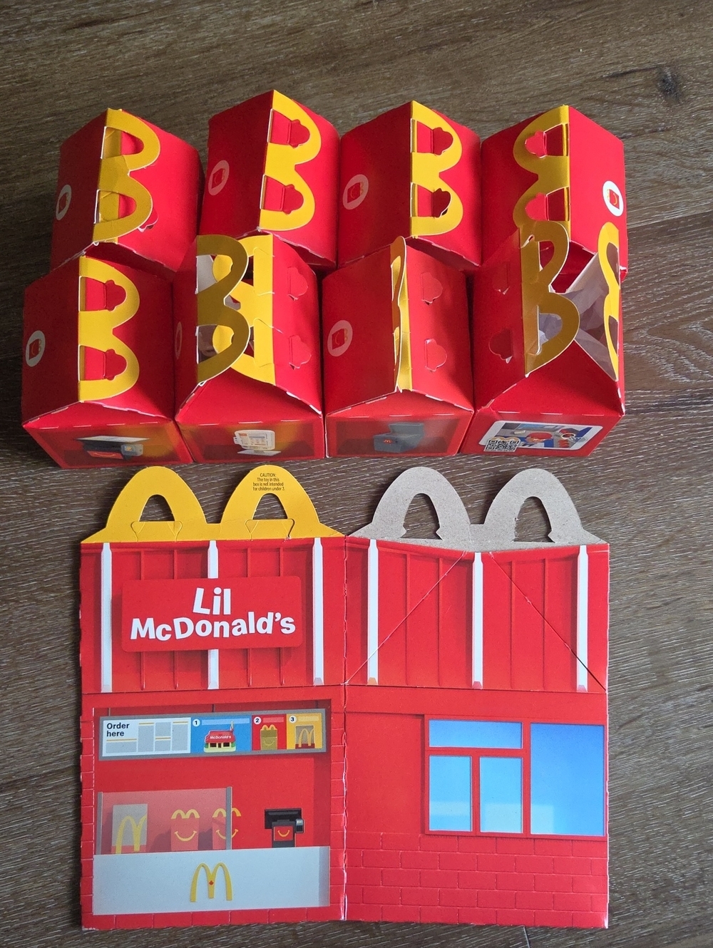 McDonald’s Mini World / Cash Register & Kiosk Toy Collection Lot of 8
